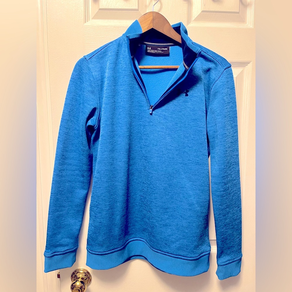 Under Armour Blue Quarterzip, Youth XL